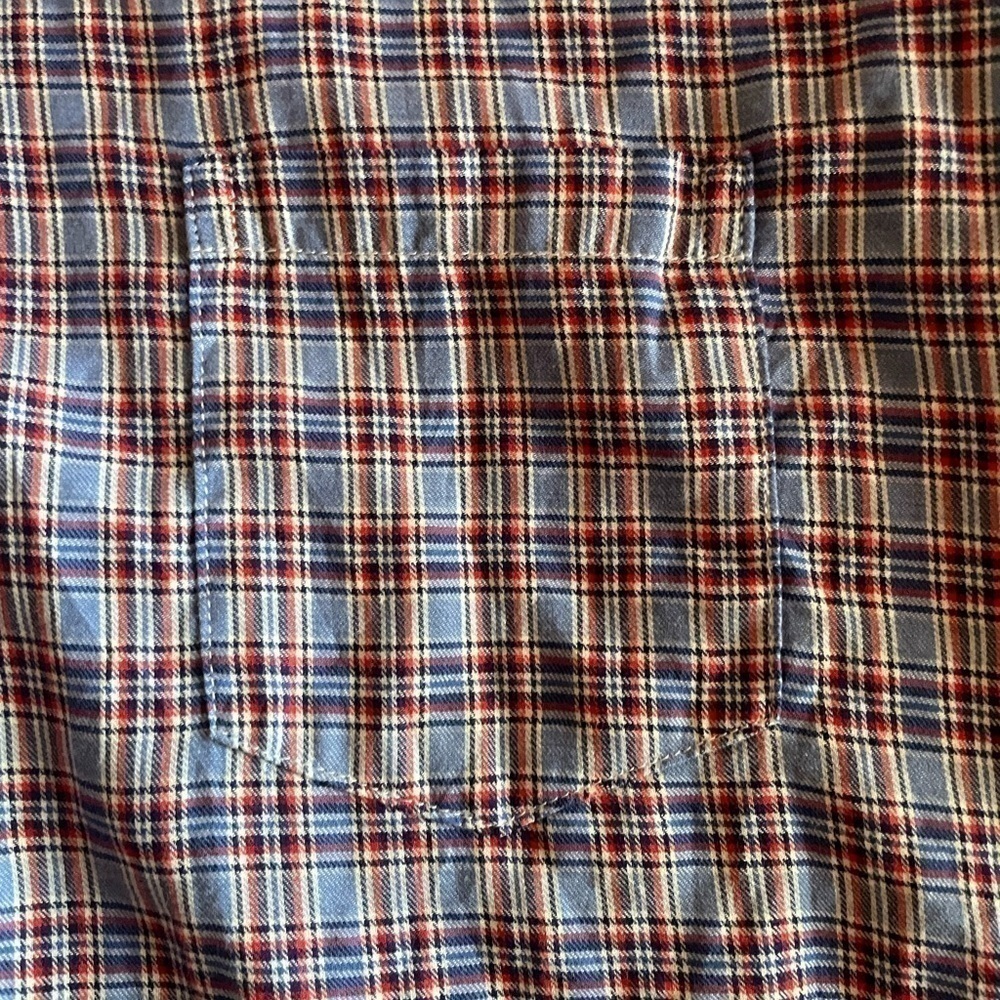 Frank & Eileen Cotton Plaid Blouse Sz Small Sm - Picture 4 of 6